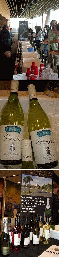 New zealand wine tasting, flying kiwi wine